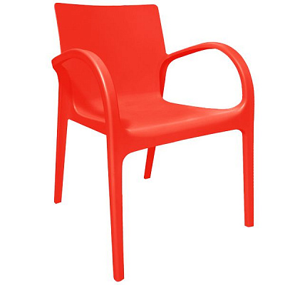 Стілець пластиковий Гектор червоний