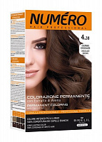 Краска для волос Numero 4.38 Chocolate brown (шоколадный каштан) 140 мл