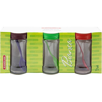 Набор баночек Everglass Bianca 3 шт