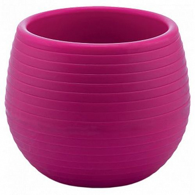 Горщик Serinova COLORFUL №3 круглий 0,55 л вишневий (ES03-Visne 11463)
