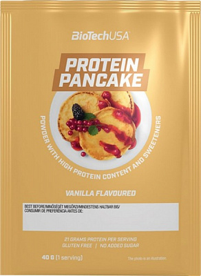 Суміш протеїнова BioTech Gusto Pancake ваніль 40 г