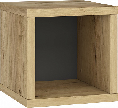 Полка Грейд Ален 300x300 мм дуб крафт золотой/графит