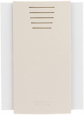 Звонок электромеханический  Zamel LARGO белый с бежевым GNS-208_BEZ