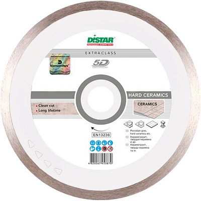 Диск алмазний відрізний Distar 1A1R Hard ceramics 230x1,6x25,4 кераміка, плитка, керамограніт 11120048017