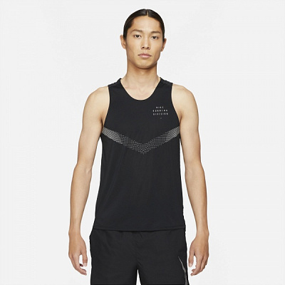 Майка Nike M NK DF RUN DVN RISE 365 TANK DD4786-010 р.XL черный