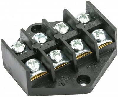 Колодка клеммная Simet ZPT 4х4,0 кв.мм черный 