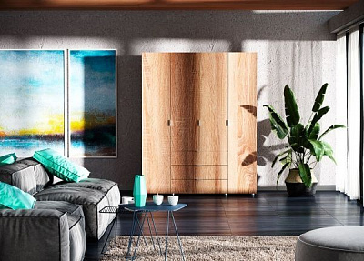 Шкаф Берегиня Choice 1600х2000х550 ДСП дуб сонома 