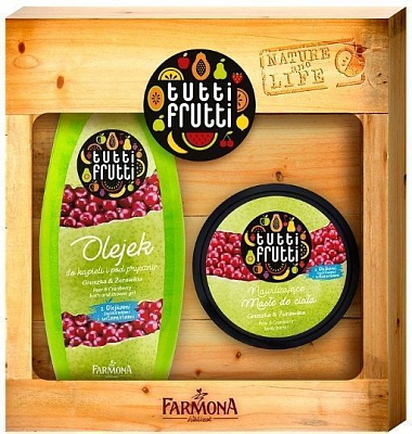 Подарунковий набір для жінок для жінок Farmona Tutti Frutti Груша & Журавлина