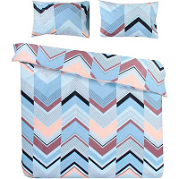 Комплект постельного белья Zigzag 2.0 разноцветный UP! (Underprice) 
