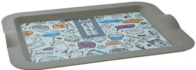 Поднос Magic Coffee 46х36х4 см Алеана