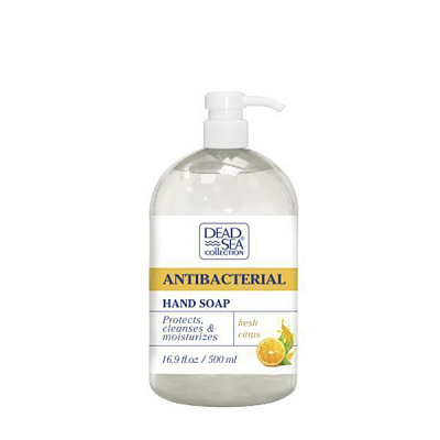 Антибактеріальне рідке мило Dead Sea Collection зі свіжим ароматом апельсину 500 мл