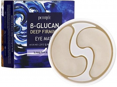 Патчі Petitfee B-Glucan Deep Firming Eye Mask із бета-глюканом 70 г 60 шт./уп.