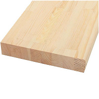 Сходинка соснова 1000x300x38 мм категорія А/В