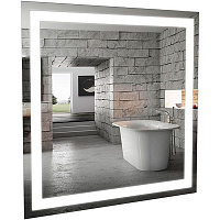 Зеркало Aqua Rodos Альфа с LED-подсветкой 80x80 см АР000001216