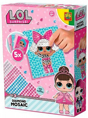 Набір SES для занять мозаїкою серії L.O.L SURPRISE! - Блискуча мозаїка 14195S