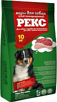 Корм РЕКС для собак средней активности 10 кг 18317