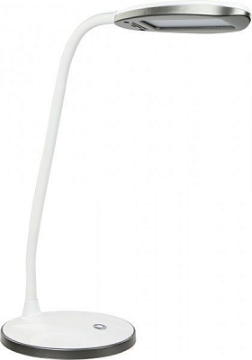 Настольная лампа офисная OASIS светодиодная 6 Вт белый GD-504 white 