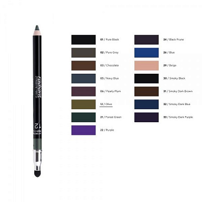 Олівець для очей Radiant Softline Waterproof eye pencil №12 olive 1,2 г