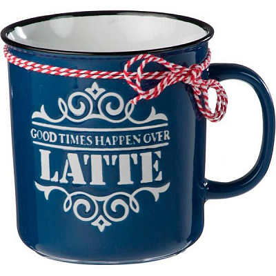 Чашка Latte 690 мл синя Bella Vita