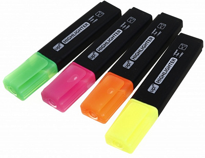 Набір маркерів текстових UP! (Underprice) 4 шт. різнокольоровий