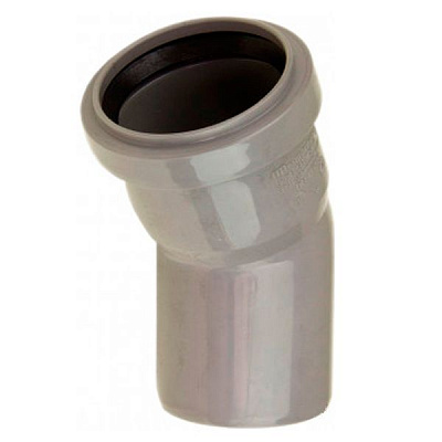 Коліно Wavin Ekoplastik 110/15°