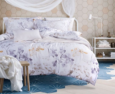 Комплект постельного белья Tenderness семейный разноцветный 