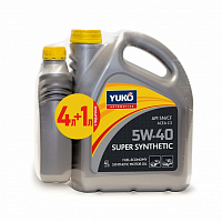 Моторное масло YUKO SUPER SYNTHETIC 5W-40 5 л