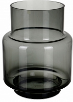 Ваза стеклянная Wrzesniak Glassworks Колба 12х15 см 15-4119 15 см серый 