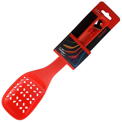 Шумовка Sacher нейлонова червона