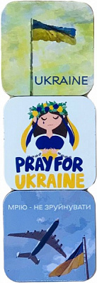 Набор магнитов MAXGROUP Украина 3шт. NM-211