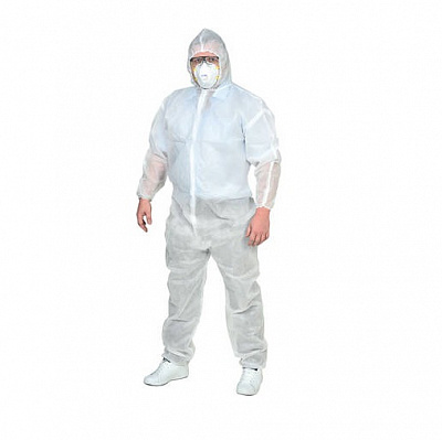 Комбинезон защитный ВeSafePro STANDARD (PP) р. M 01-20 белый