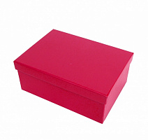Коробка подарочная прямоугольная розовая 27х20см 1110193905