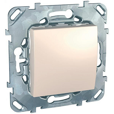 Вимикач одинарний Unica MGU5.206.25ZD слонова кістка