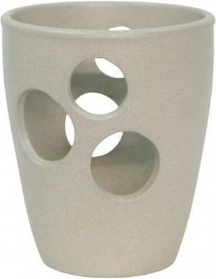 Горшок керамический Ориана-Запорожкерамика Орхидейниця крошка круглый 1,3 л бежевый 