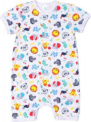 Песочник унисекс Minikin р.68 серый меланж 21330268 