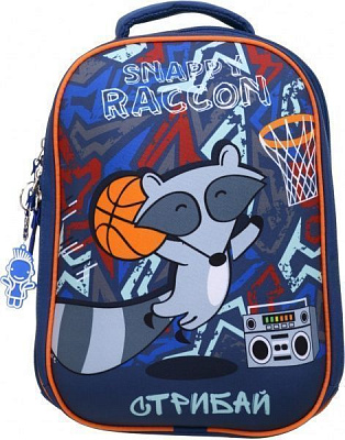 Ранець шкільний Bagland Turtle Littel Raccon Jump синiй суб.1038 (13470)