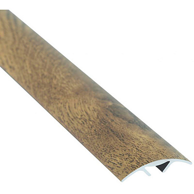 Порожек алюминиевый декорированный Braz Line скрытый крепеж 28x900 мм 