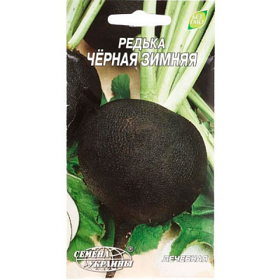 Семена Украины Редис Черный зимний 3 г