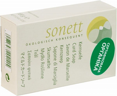 Мыло органическое Sonett 100 г