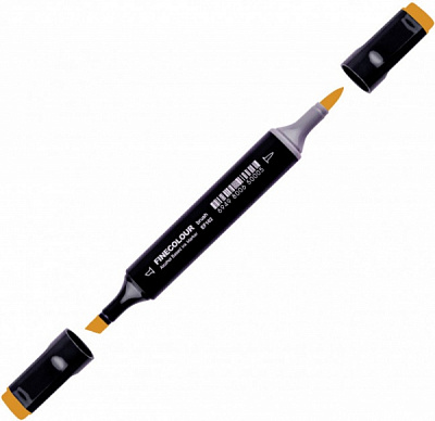 Маркер спиртовой FINECOLOUR EF102-181N темно-желтый 
