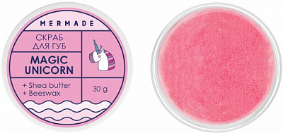 Пилинг-скраб для губ Mermade Скраб для губ MERMADE MAGIC UNICORN 30 гр