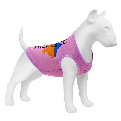 Майка Waudog Сlothes Дім сітка рожева L