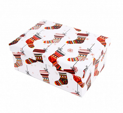 Коробка подарункова прямокутна чобітки 23х16,5 см 1110213003