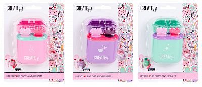Набор детской декоративной косметики CREATE IT! LIPPODS: блеск и помада для губ в ассортименте,84578