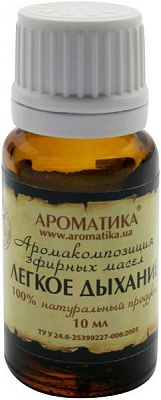Аромакомпозиция Ароматика Легке дихання 10 мл 