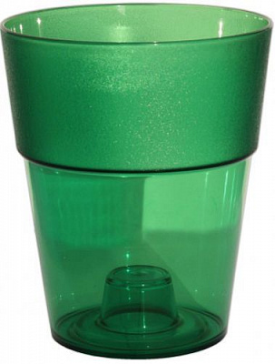 Кашпо для орхидей Оранжерея «Коло» круглый 1,5л зеленый 