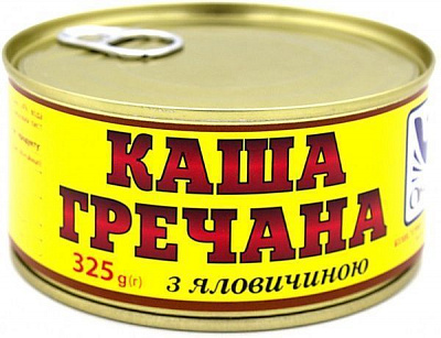 Консерва Онісс Каша гречана з яловичиною 325 г
