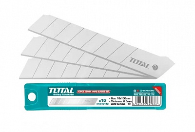 Лезвие для ножей Total 18 мм 10 шт. THT519112