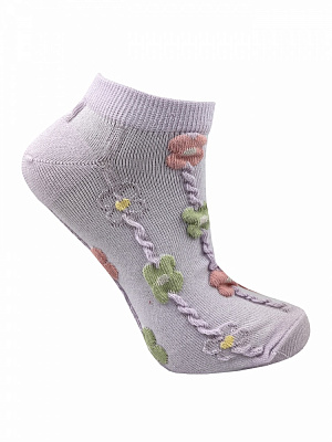 Шкарпетки жіночі Premier Socks Ажурні квіти р.23-25 бузковий