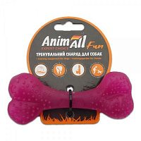 Іграшка для собак AnimAll Кістка 12 см фіолетова 88114